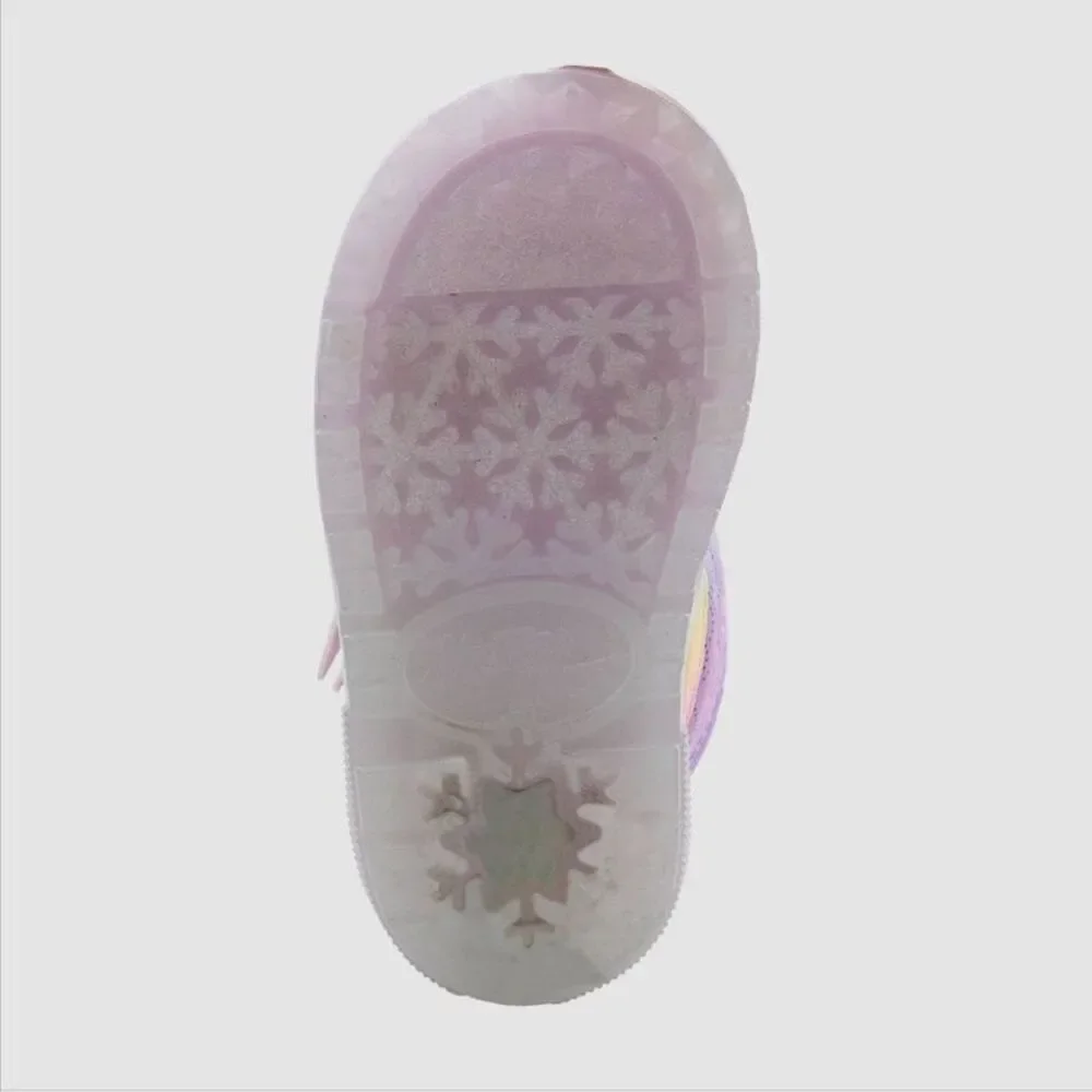 Toddler Girls' Denali Lighted Faux Fur Heart Winter Boots - Purple 5T